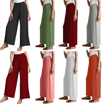 Women’s Wide Leg Flared Palazzo Pants