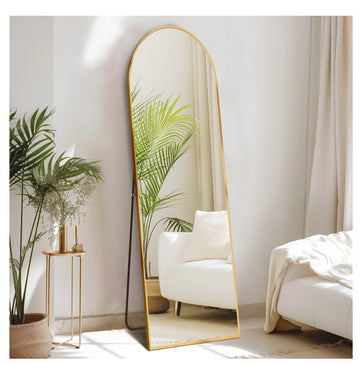 CONCETTA 59"x 16" Full Length Mirror Arched Standing Floor Full Body Mirror