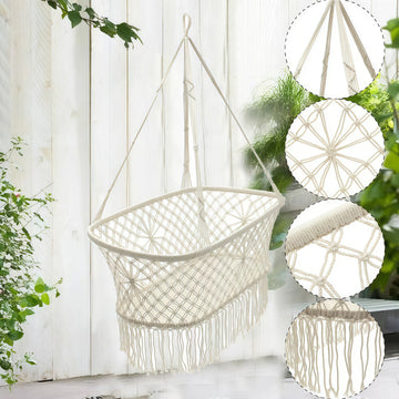 Baby Hammock Cradle Swing Bed Newborn Hanging Woven Basket for Baby