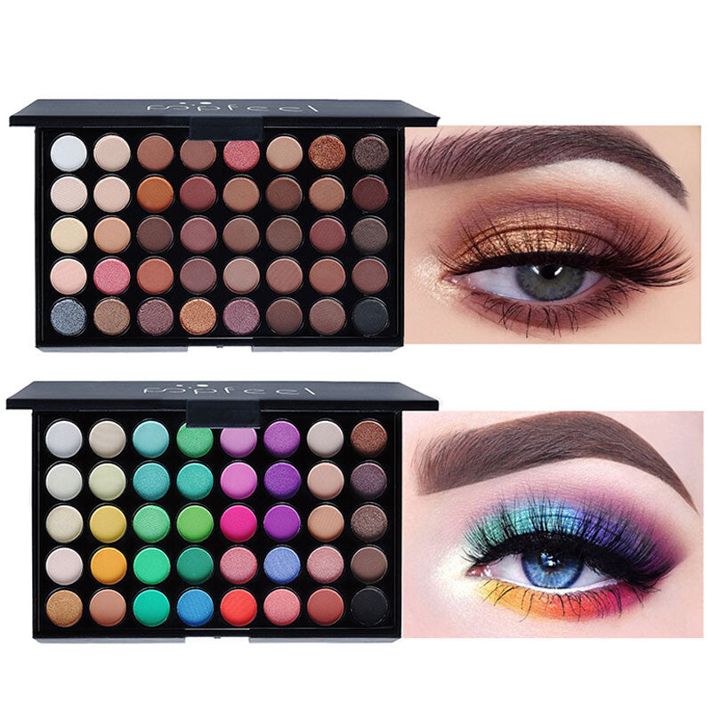 40 Color Matte & Shimmer Eyeshadow Palette