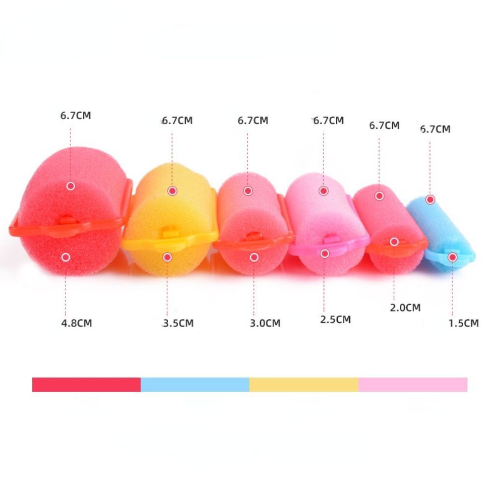 Barber Hair Sponge Curling Roller Set