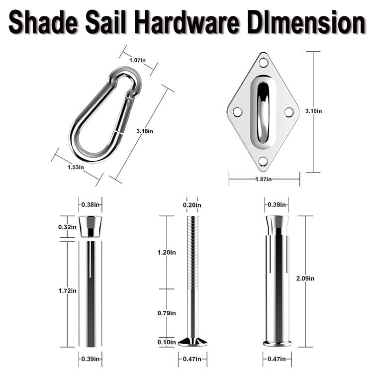 Eurmax 800 LB Capacity Hammock Hanging kit for Yoga/Swing Chair Installations